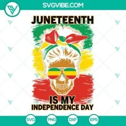 Juneteenth, SVG Files, Juneteenth SVG File, Black Girl Juneteenth 1865 SVG 3