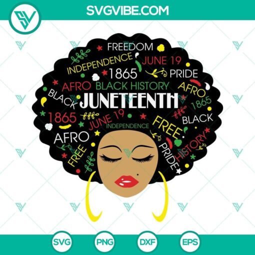 juneteenth melanin black women natural hair svg juneteenth svg black women svg black girl svg juneteenth celebration svg 6 mockup