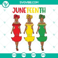 Juneteenth, SVG Files, Juneteenth Melanin Black Women SVG Image, Juneteenth SVG 16