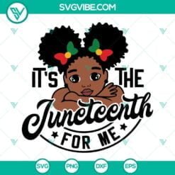 American, African American, Juneteenth, SVG Files, Juneteenth Girl with Bandana 3