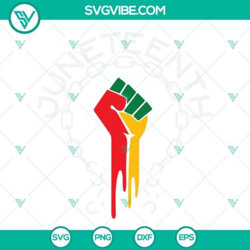 juneteenth svg bundle black history svg fist svg broken chain svg juneteenth svg 7 mockup