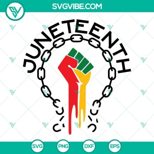 juneteenth svg bundle black history svg fist svg broken chain svg juneteenth svg 8 mockup