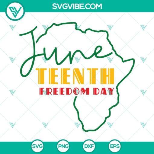 juneteenth svg freedom day svg black history svg africa map svg juneteenth shirt svg 4 mockup