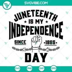 Juneteenth, SVG Files, Juneteenth SVG Image, Juneteenth is my Independence day 18