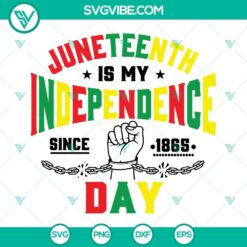 Juneteenth, SVG Files, Juneteenth SVG Image, Juneteenth Is My Independence Day 9