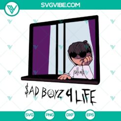 Musics, SVG Files, Junior H Sad Boys 4Life SVG Image PNG DXF EPS Cut Files 4