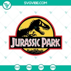 Movies, SVG Files, Jurassic Park SVG Images PNG DXF EPS Cut Files For Cricut 2