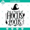Hocus Pocus themed SVG file for Halloween crafts. Download PNG DXF EPS Cut design.