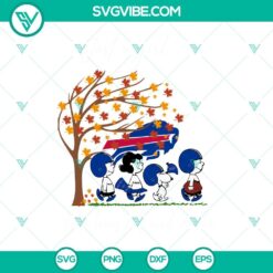 Sports, SVG Files, Just A Girl Who Loves Fall And Buffalo Bills Snoopy SVG File 3