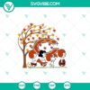 Fall and Chicago Bears themed Snoopy SVG design perfect for NFL fans.