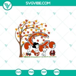 Sports, SVG Files, Just A Girl Who Loves Fall And Chicago Bears Snoopy SVG File 2