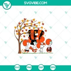 Sports, SVG Files, Just A Girl Who Loves Fall And Cincinnati Bengals Snoopy SVG 2