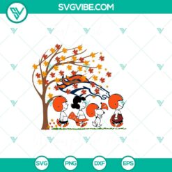 Sports, SVG Files, Just A Girl Who Loves Fall And Denver Broncos Snoopy SVG 2