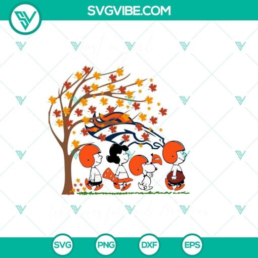 just a girl who loves fall and denver broncos snoopy svg png dxf eps files 5 mockup