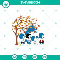 Sports, SVG Files, Just A Girl Who Loves Fall And Detroit Lions Snoopy SVG 20