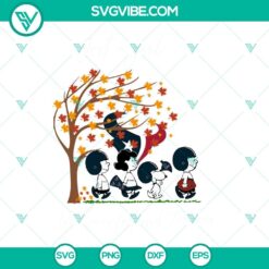 Sports, SVG Files, Just A Girl Who Loves Fall And Houston Texans Snoopy SVG 19