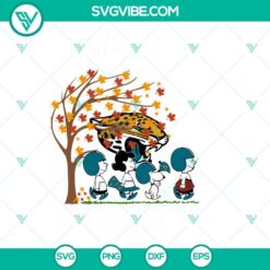 Sports, SVG Files, Just A Girl Who Loves Fall And Jacksonville Jaguars Snoopy 17