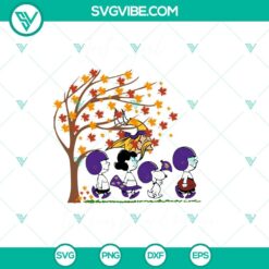 Sports, SVG Files, Just A Girl Who Loves Fall And Minnesota Vikings Snoopy SVG 12