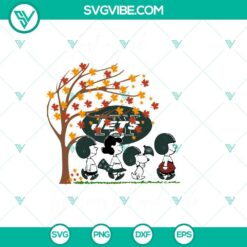 Sports, SVG Files, Just A Girl Who Loves Fall And New York Jets Snoopy SVG 8