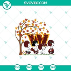 Sports, SVG Files, Just A Girl Who Loves Fall And Washington Commanders Snoopy 1