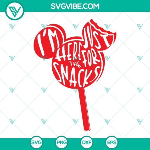 just here for the snacks svg mickey head svg mickey bar svg mickey ice cream svg 5 mockup