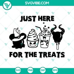 Disney, Halloween, SVG Files, Just Here For The Treats SVG Images, Disney Snack 8