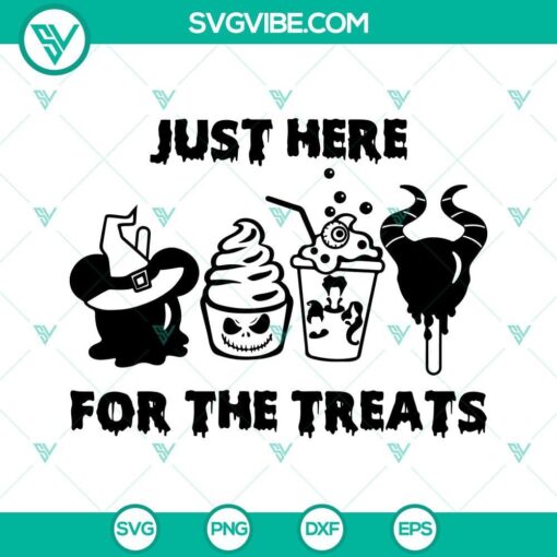 just here for the treats svg disney snack goals halloween svg png dxf eps 1 mockup