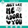 Adore You SVG files with retro font, inspired by the Harry Styles song. Ideal for craft projects.