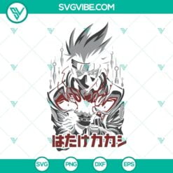 Anime, SVG Files, Kakashi Hatake SVG Download, Naruto SVG Files, Japanese Manga 21