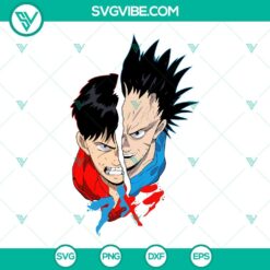 Anime, SVG Files, Kaneda And Tetsuo Face SVG Download, Akira SVG Download, 6