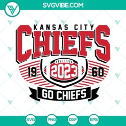 Football, Sports, SVG Files, Kansas City Chiefs 2023 Go Chiefs SVG Files, Super 5