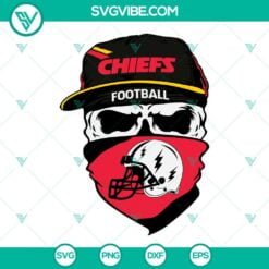 kansas city chiefs skull svg chiefs football svg png dxf eps cut files 9 mockup