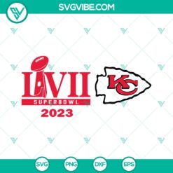 Football, Sports, SVG Files, Kansas City Chiefs Super Bowl 2023 SVG Images PNG 2