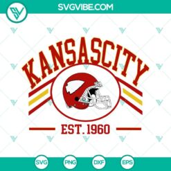 Kansas City Football Est 1960 SVG Images, Kansas City Chiefs SVG Images, Go