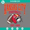 Kansas City Chiefs football emblem SVG design with Est 1960, featuring KC Chiefs logo and symbols, perfect for football fans.