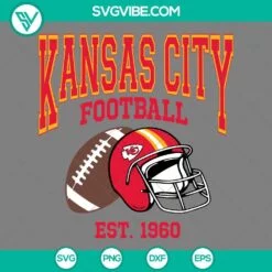 Football, Sports, SVG Files, Chiefs 2023 Super Bowl LVII SVG Images, Kansas 4