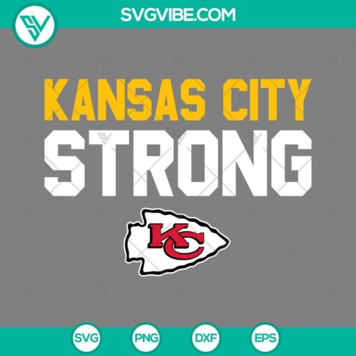 kansas city strong svg kc strong svg png eps dxf files mockup