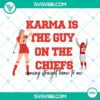 Kansas City Chiefs football player design digitally illustrated, Karma character, PNG download.