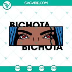 Musics, SVG Files, Karol G Bichota SVG File, Karol G Eyes SVG Images, La 9