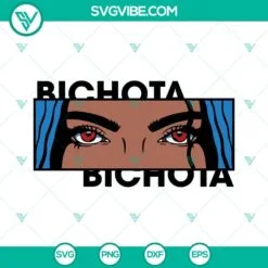 Musics, SVG Files, Karol G Bichota SVG File, Karol G Eyes SVG Images, La 2