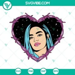 Musics, SVG Files, Karol G Heart SVG File, Karol G Bichota SVG Image, Karol G 2