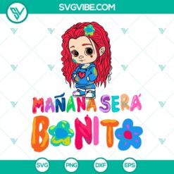 Musics, SVG Files, Karol G Manana Sera Bonito SVG Files PNG DXF EPS Cricut 2