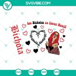 Musics, Starbucks Cup Wrap, SVG Files, Karol G Red Hair Full Wrap For Starbucks 2