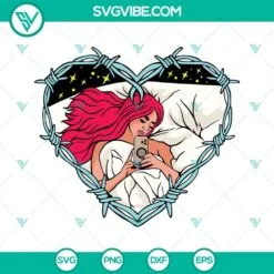 Musics, SVG Files, Karol G Red Hair SVG Download, Karol G PNG, La Bichota SVG 3