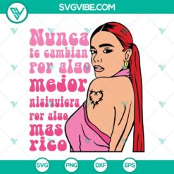 Karol G Red Hair SVG File Bundle, La Bichota SVG Image, Karol G SVG Image PNG DXF 2