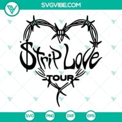 Musics, SVG Files, Karol G Strip Love Tour SVG Images, Karol G Las Bichotas No 12