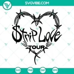 Musics, SVG Files, Karol G Strip Love Tour SVG Images, Karol G Las Bichotas No 2