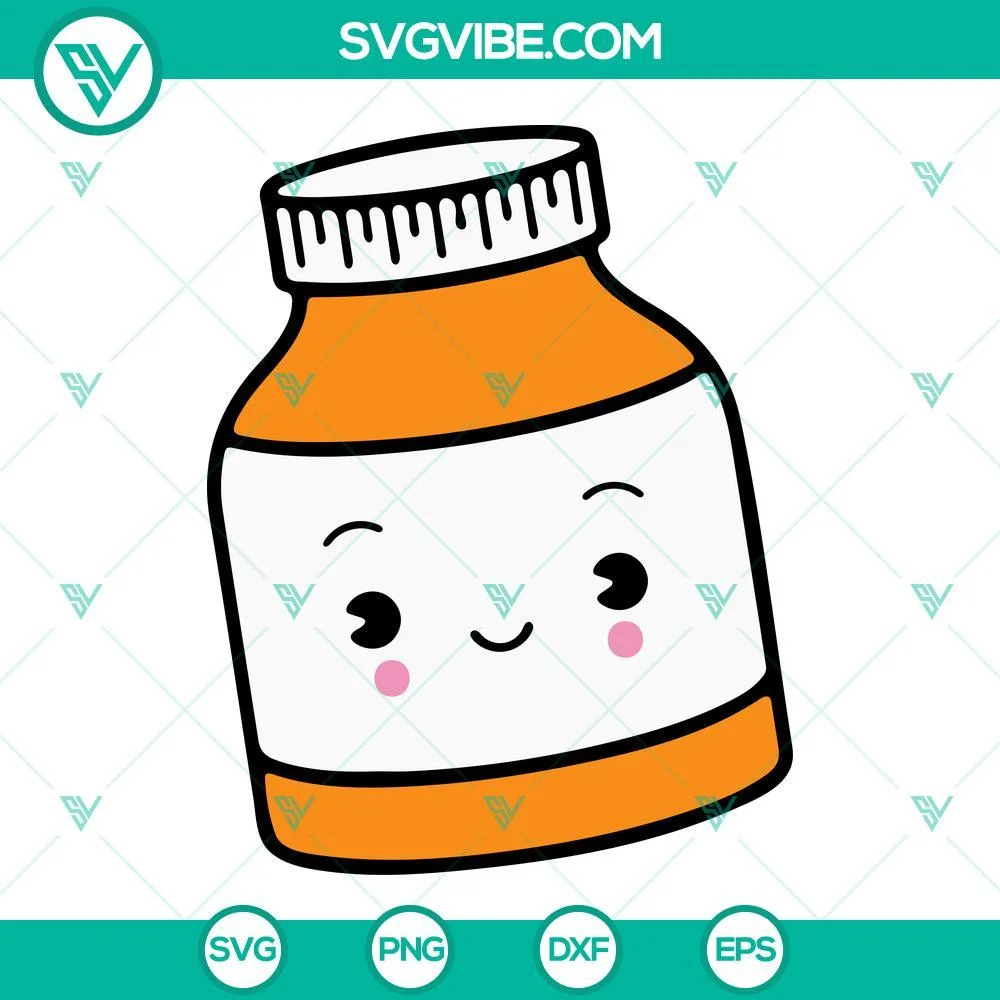 Nurse, SVG Files, Kawaii Hospital SVG Image Bundle, Cute Medical Accessories 5