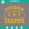 Abstract design of KC Chiefs Division Champs SVG Files with football elements, ideal for fans and crafters.