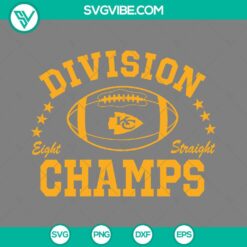 Football, Sports, SVG Files, KC Chiefs Division Champs SVG Files, Kc Champs SVG 3